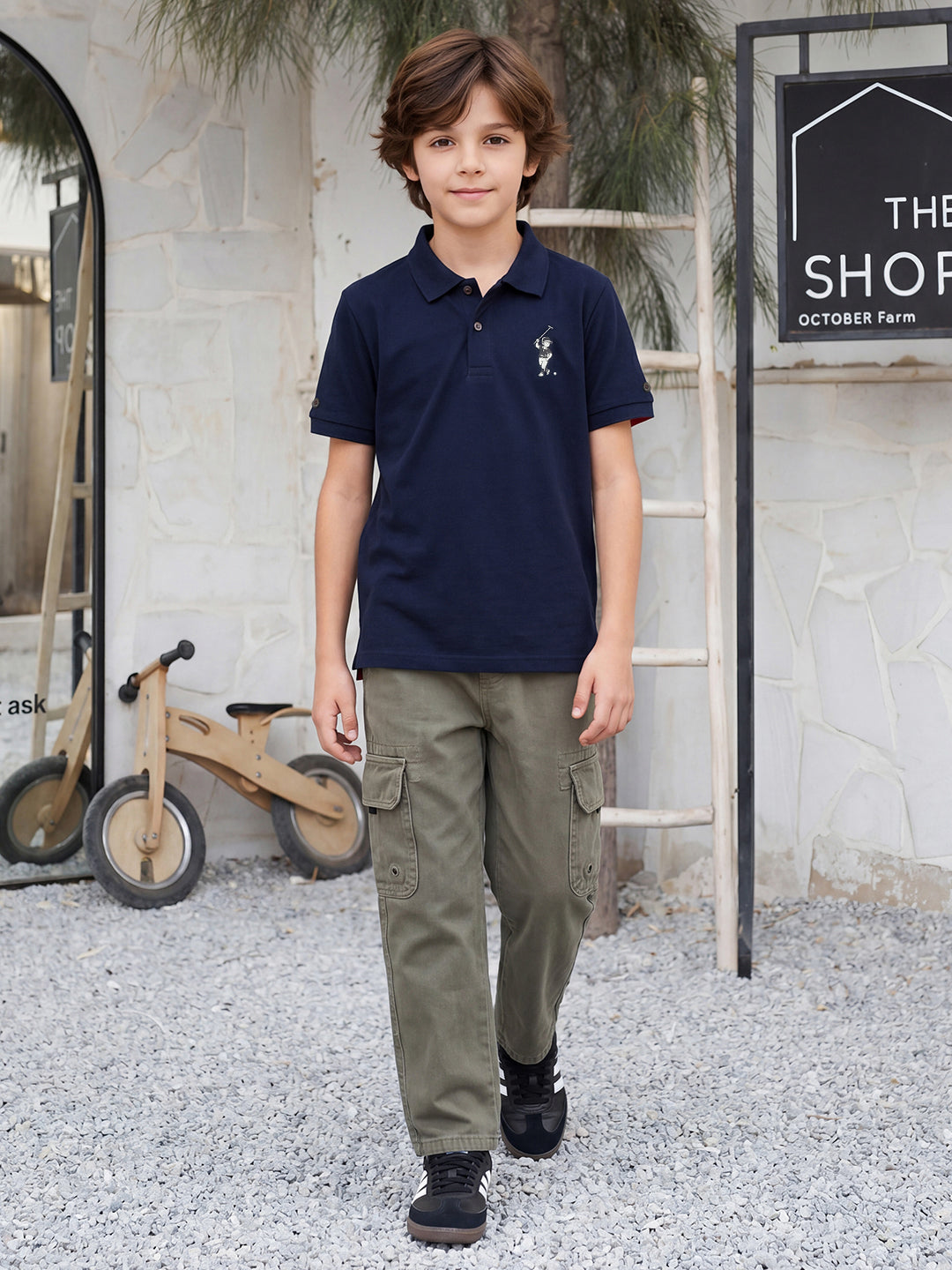 Lil Tomatoes Boys Sports Polo T-Shirt