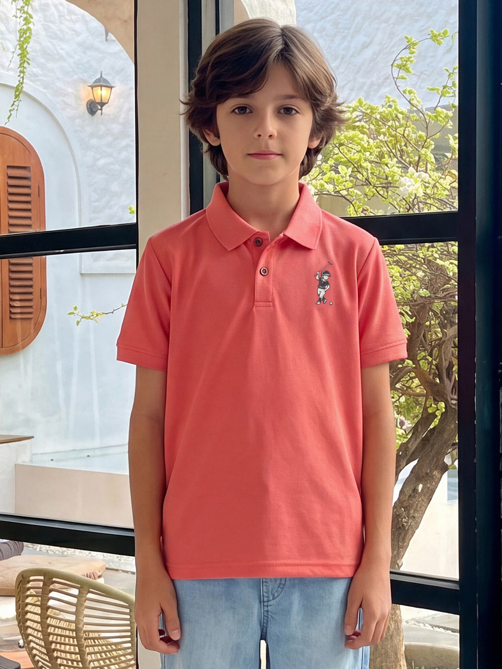 Lil Tomatoes Boys Sports Polo T-Shirt