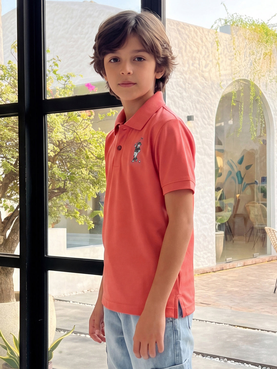 Lil Tomatoes Boys Sports Polo T-Shirt