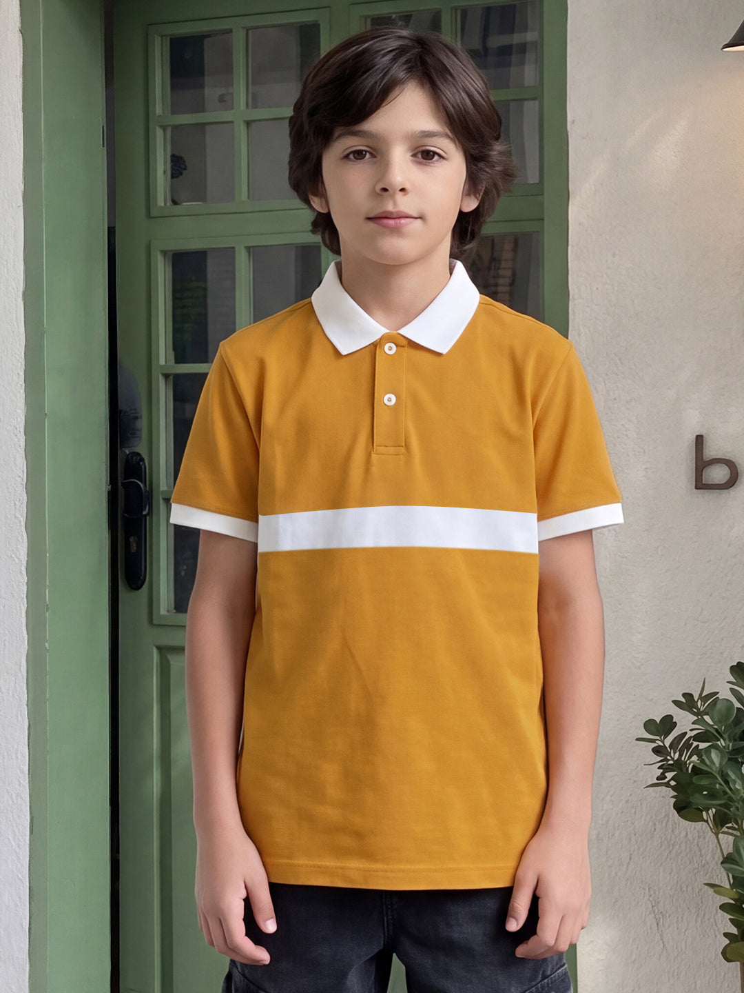Lil Tomatoes Boys Cotton Pique Polo T-Shirt