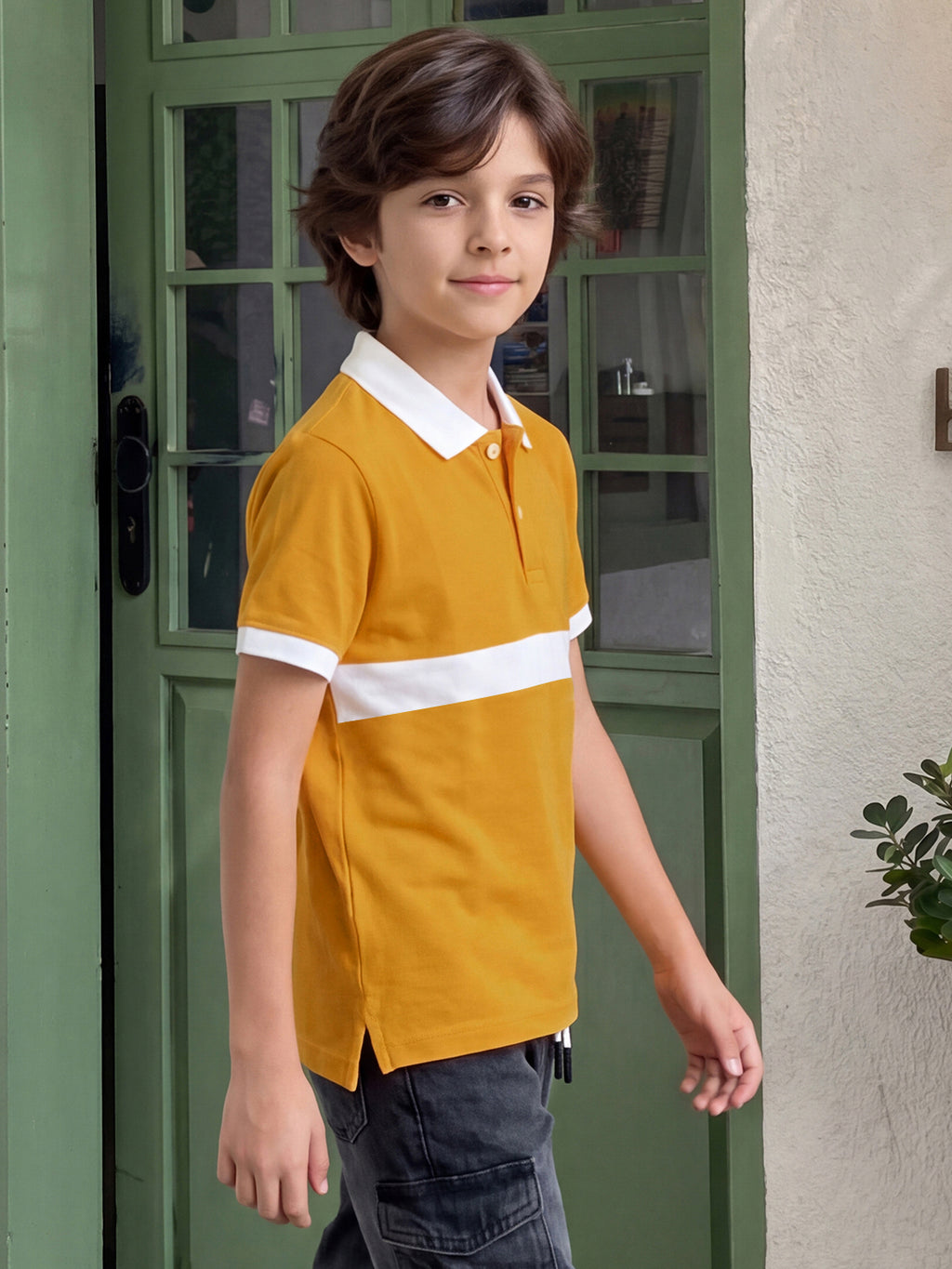 Lil Tomatoes Boys Cotton Pique Polo T-Shirt