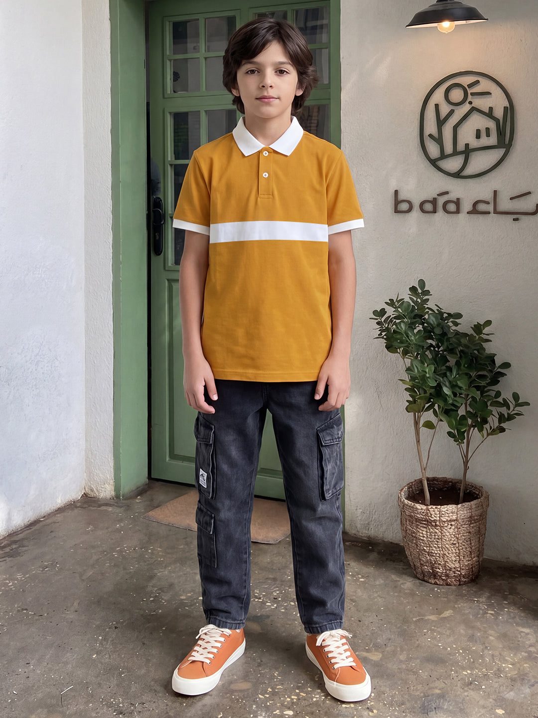 Lil Tomatoes Boys Cotton Pique Polo T-Shirt