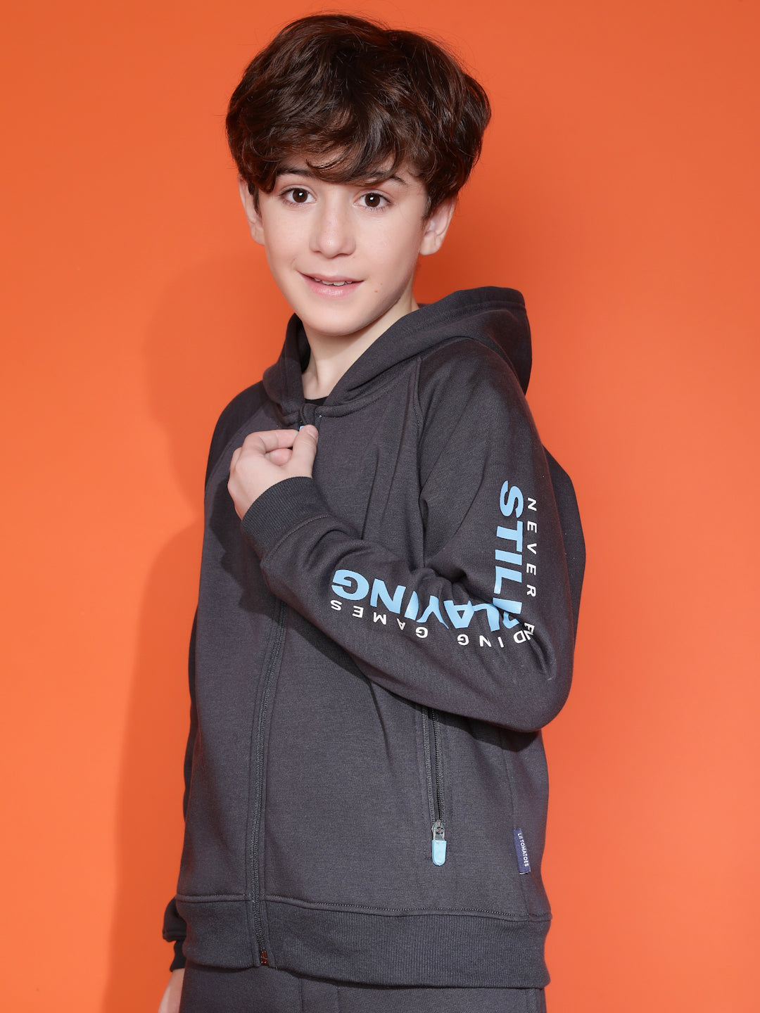 Lil Tomatoes Boys Heavy Weight Cotton Fleece Track Suits
