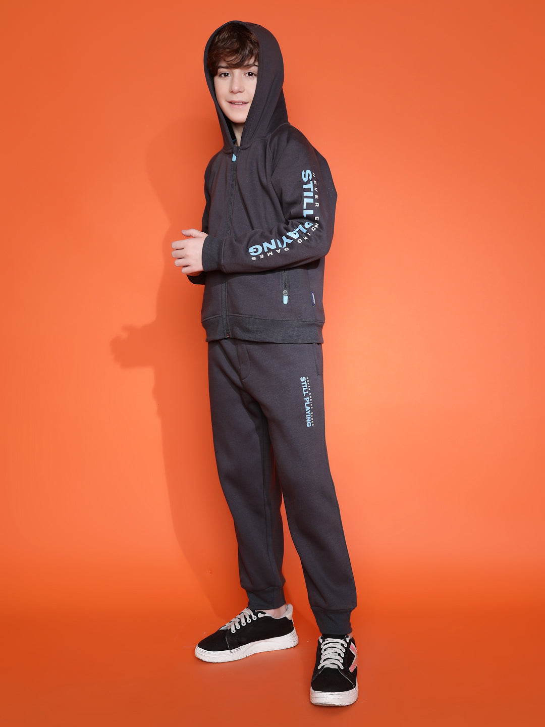 Lil Tomatoes Boys Heavy Weight Cotton Fleece Track Suits