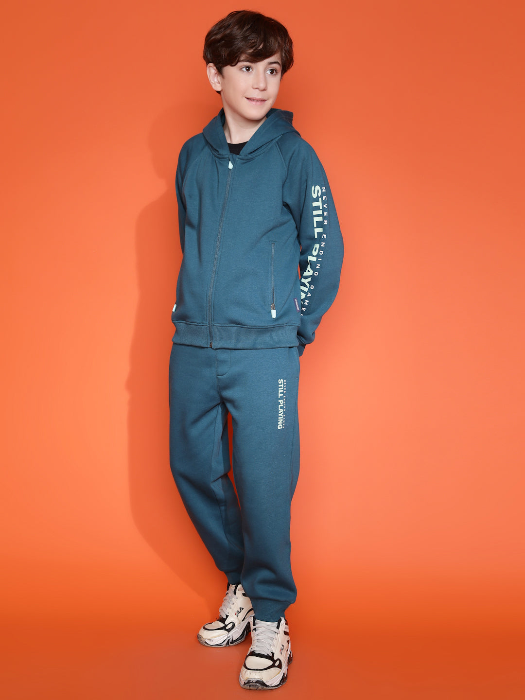 Lil Tomatoes Boys Heavy Weight Cotton Fleece Track Suits