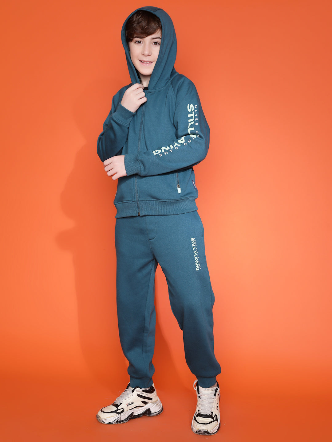 Lil Tomatoes Boys Heavy Weight Cotton Fleece Track Suits