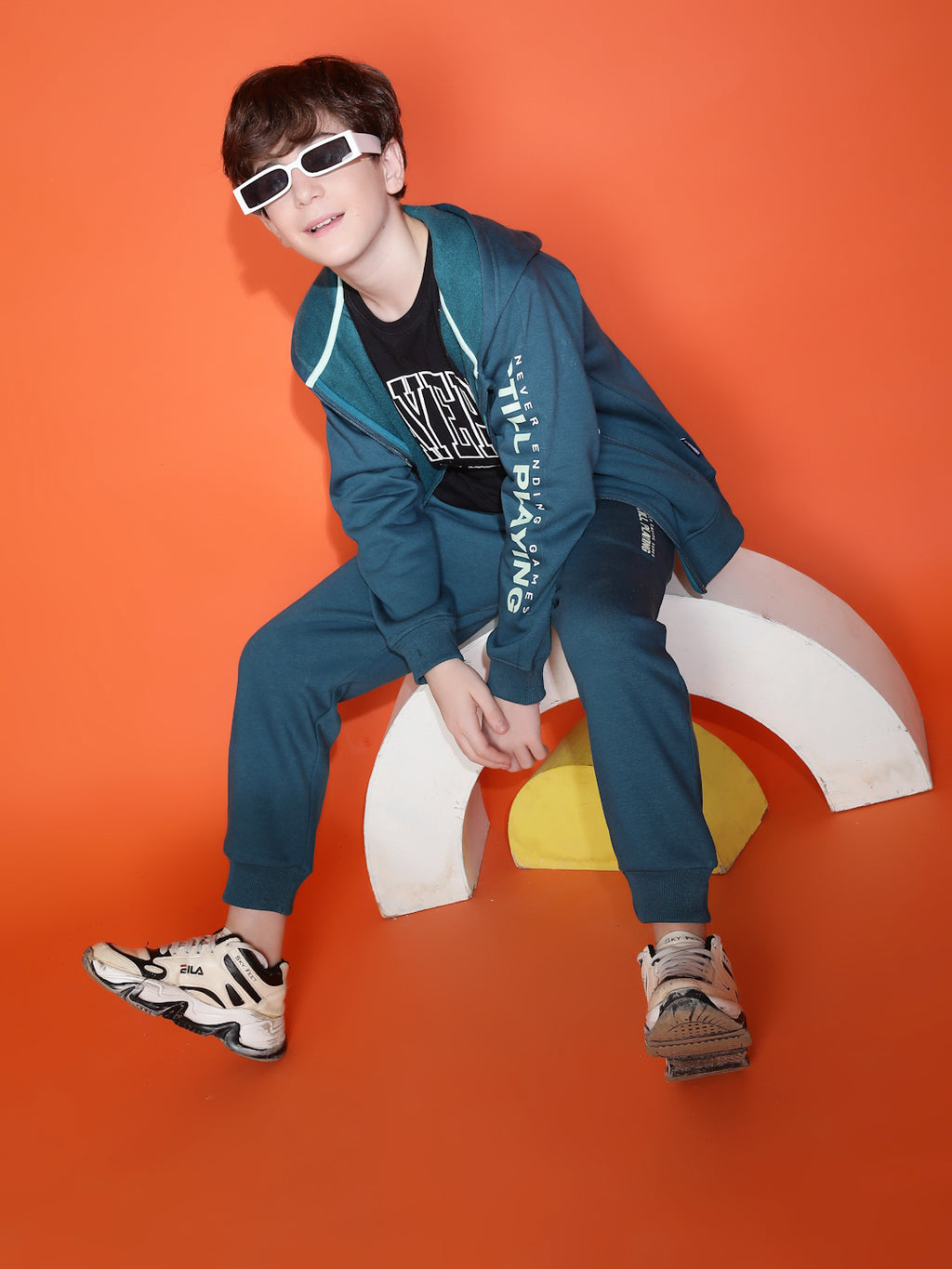 Lil Tomatoes Boys Heavy Weight Cotton Fleece Track Suits