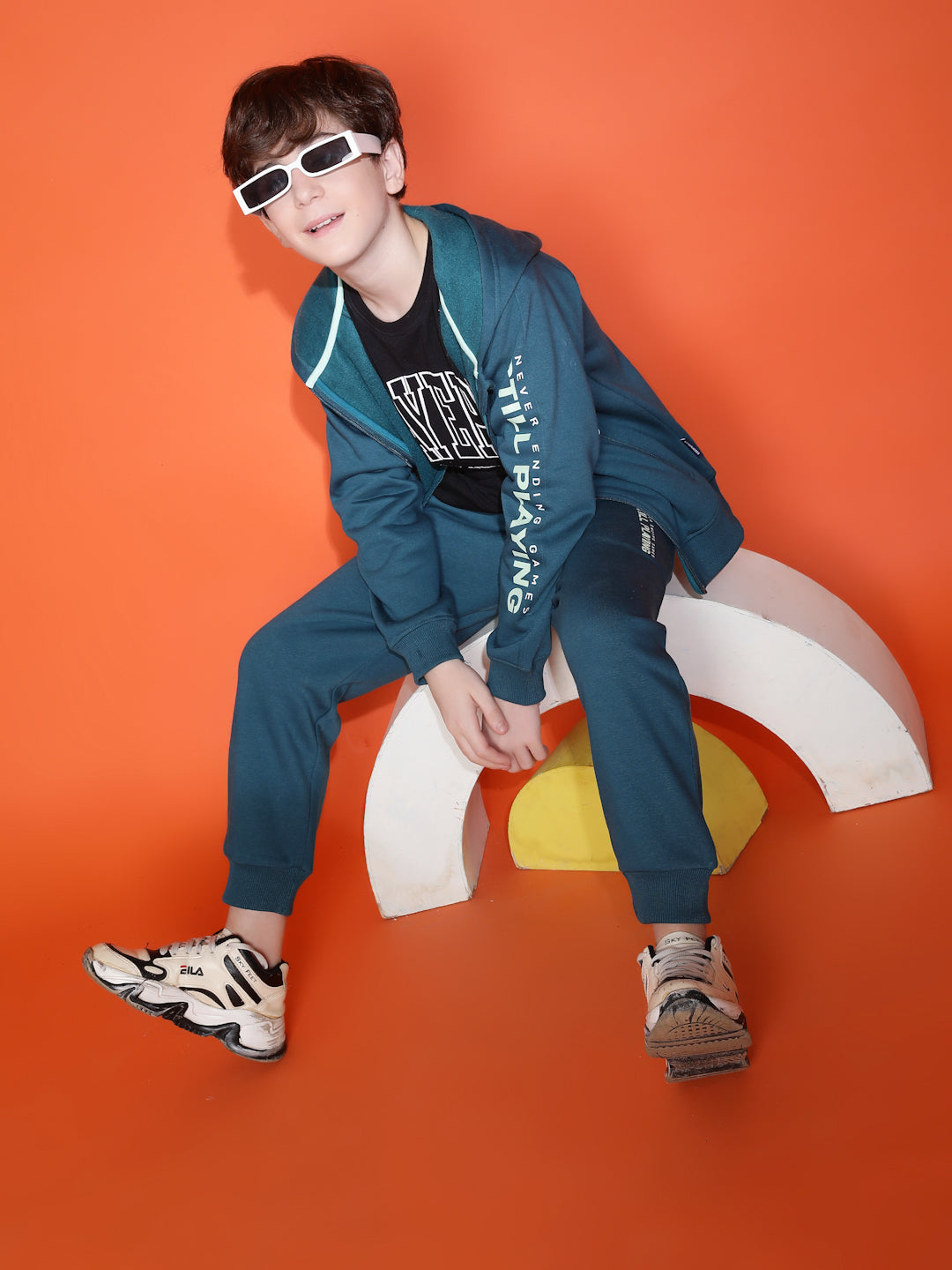 Lil Tomatoes Boys Heavy Weight Cotton Fleece Track Suits