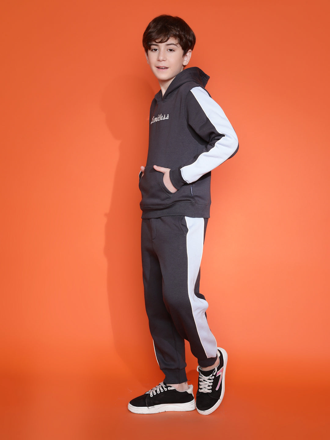 Lil Tomatoes Boys Heavy Weight Cotton Fleece Track Suits