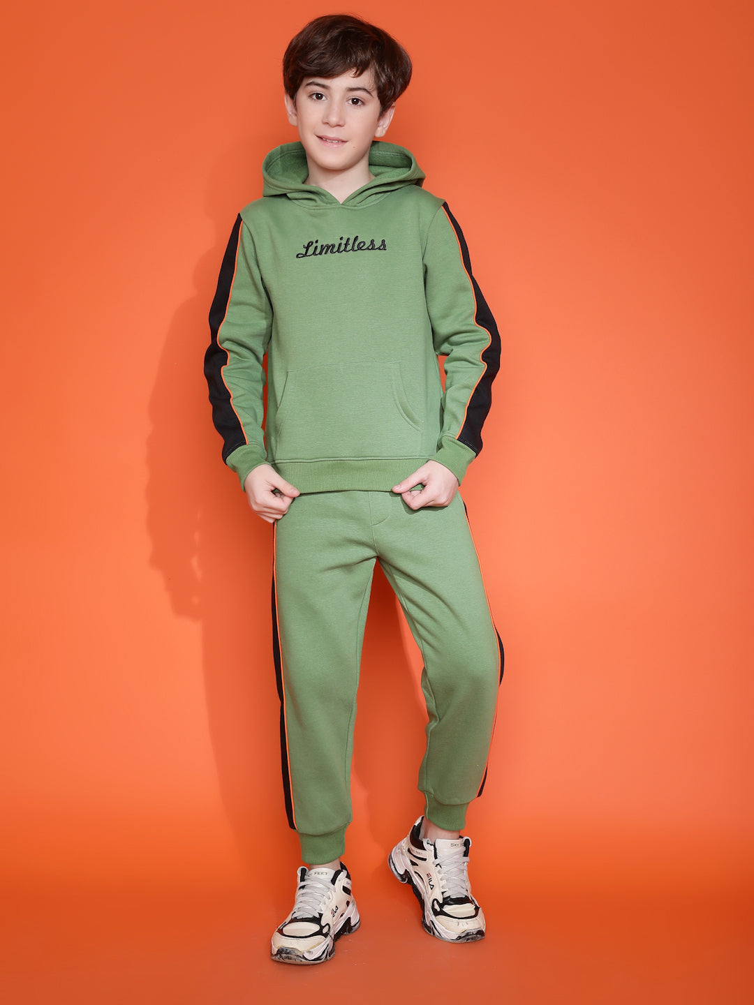 Lil Tomatoes Boys Heavy Weight Cotton Fleece Track Suits