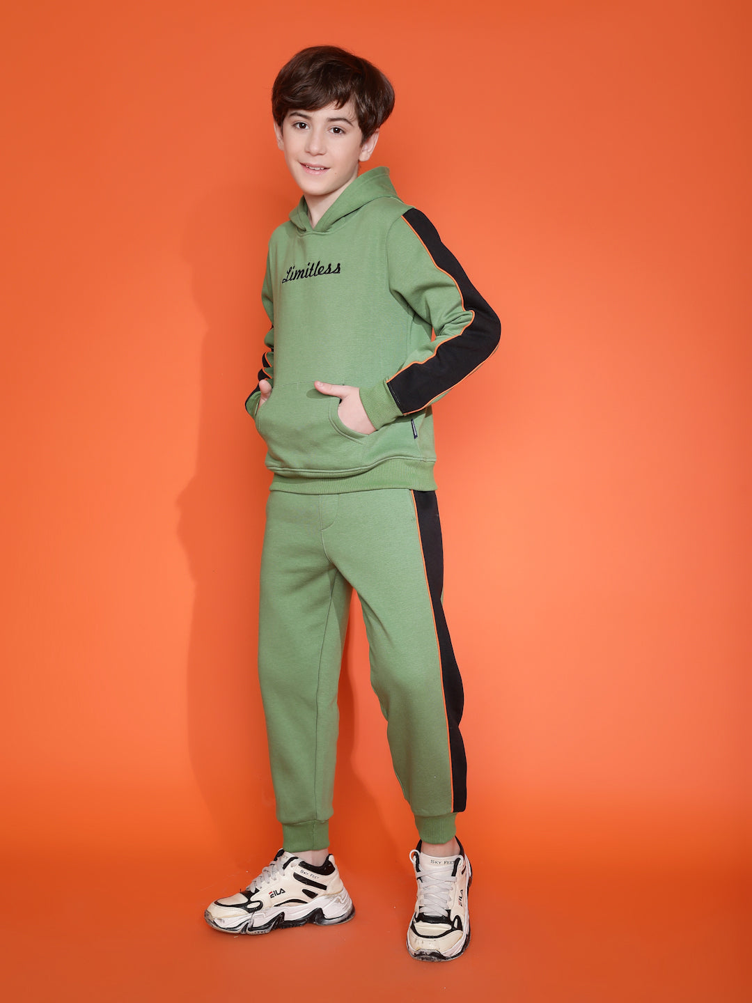 Lil Tomatoes Boys Heavy Weight Cotton Fleece Track Suits