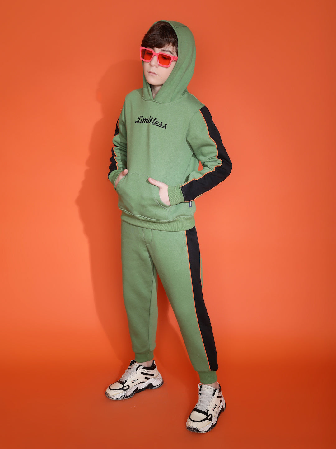 Lil Tomatoes Boys Heavy Weight Cotton Fleece Track Suits