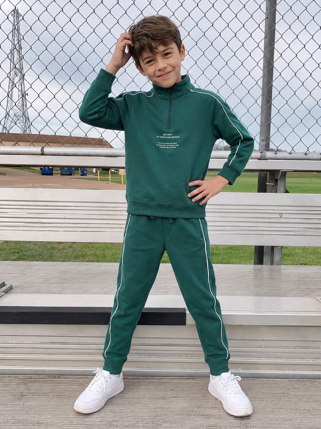 Lil Tomatoes Boys Cotton Fleece Track Suits