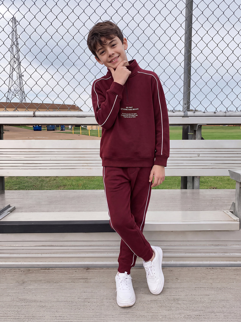 Lil Tomatoes Boys Cotton Fleece Track Suits