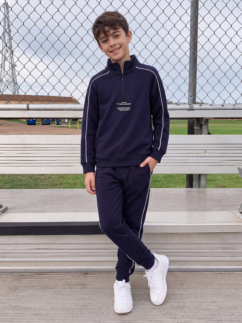Lil Tomatoes Boys Cotton Fleece Track Suits