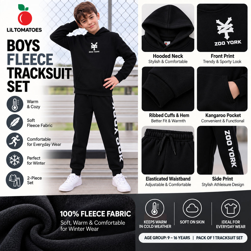 Lil Tomatoes Boys Cotton Fleece Track Suits