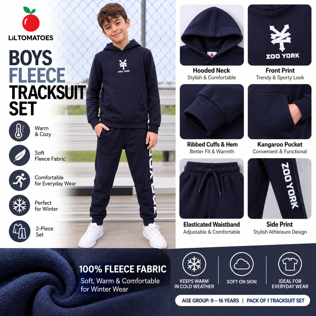 Lil Tomatoes Boys Cotton Fleece Track Suits