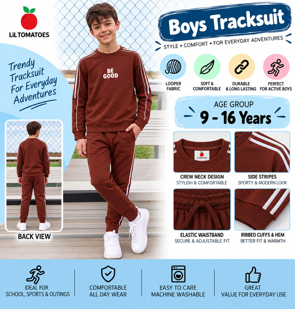 Lil Tomatoes Boys Cotton Looper Track Suits