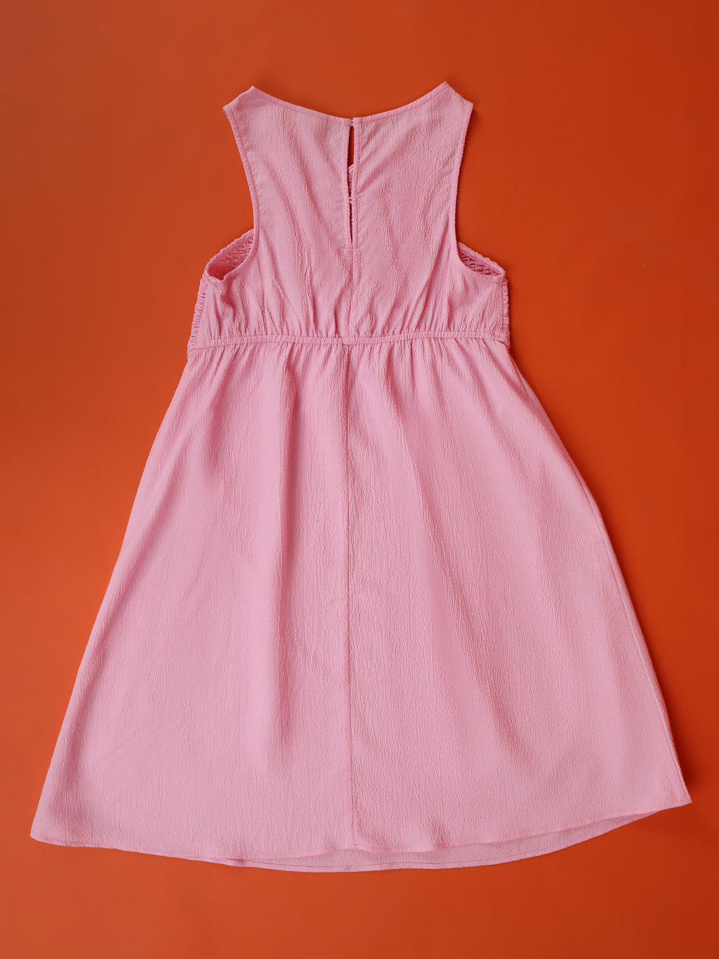 Lil Tomatoes Girls Cotton Dress-Pink