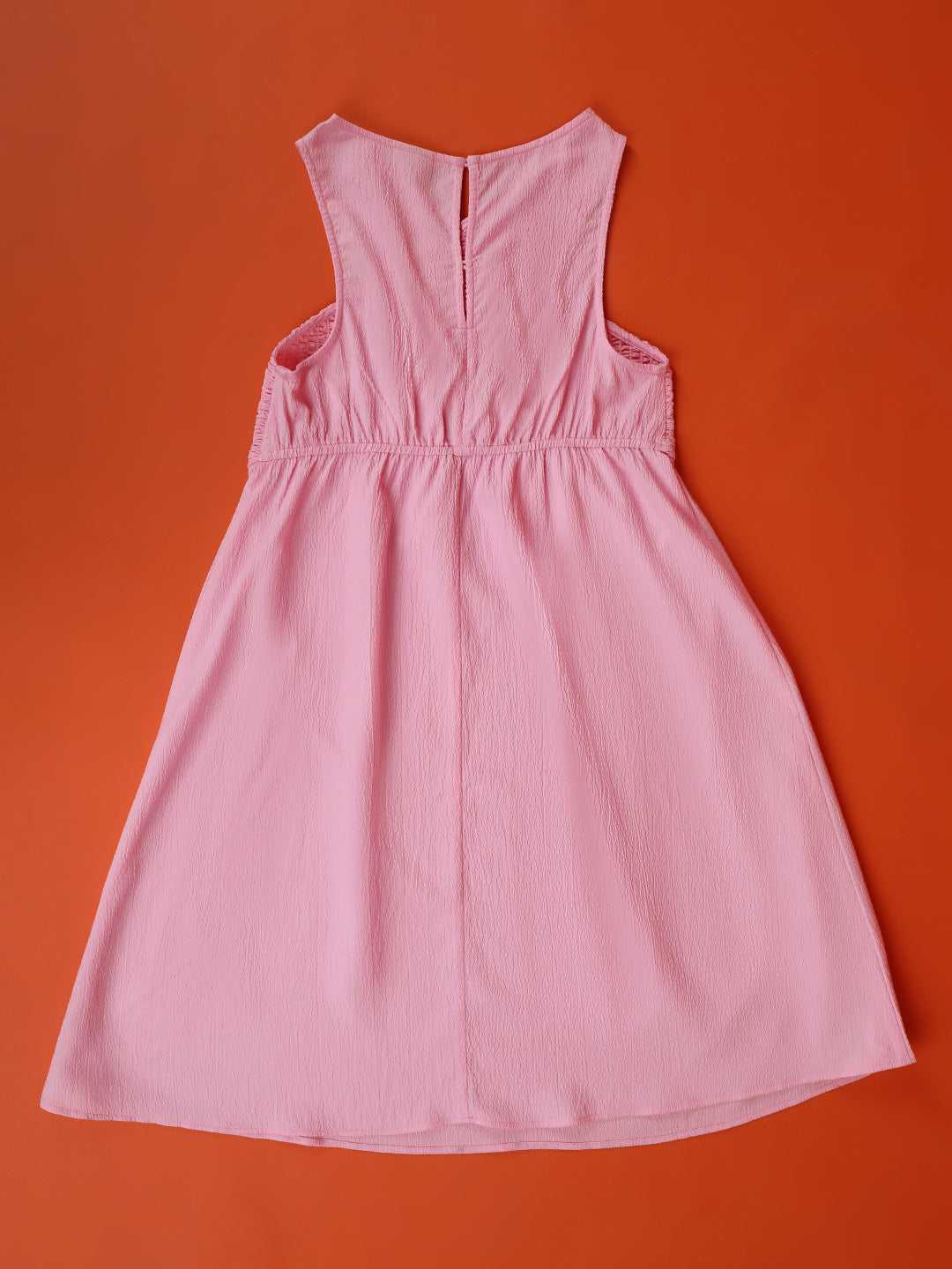 Lil Tomatoes Girls Cotton Dress-Pink