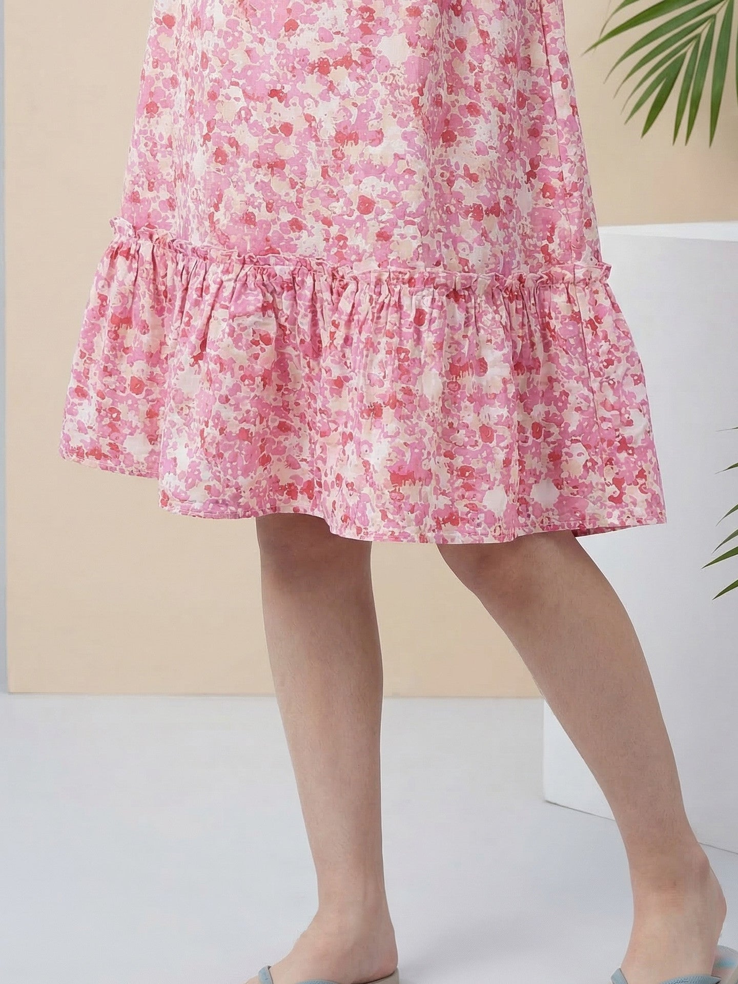 Lil Tomatoes Girls Cotton Woven Dress