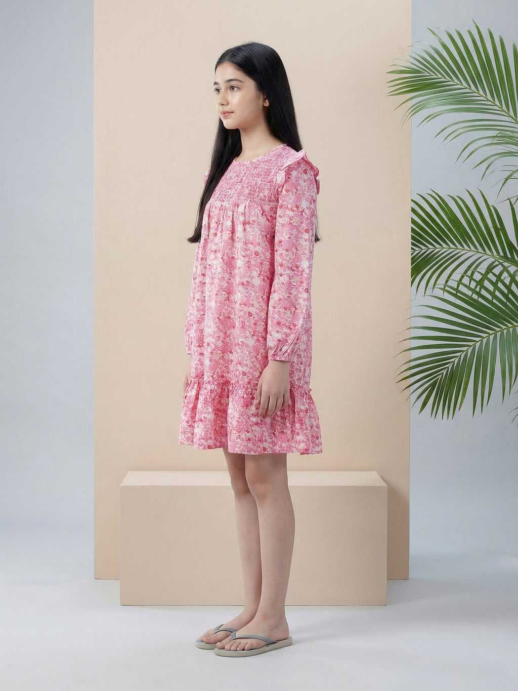 Lil Tomatoes Girls Cotton Woven Dress