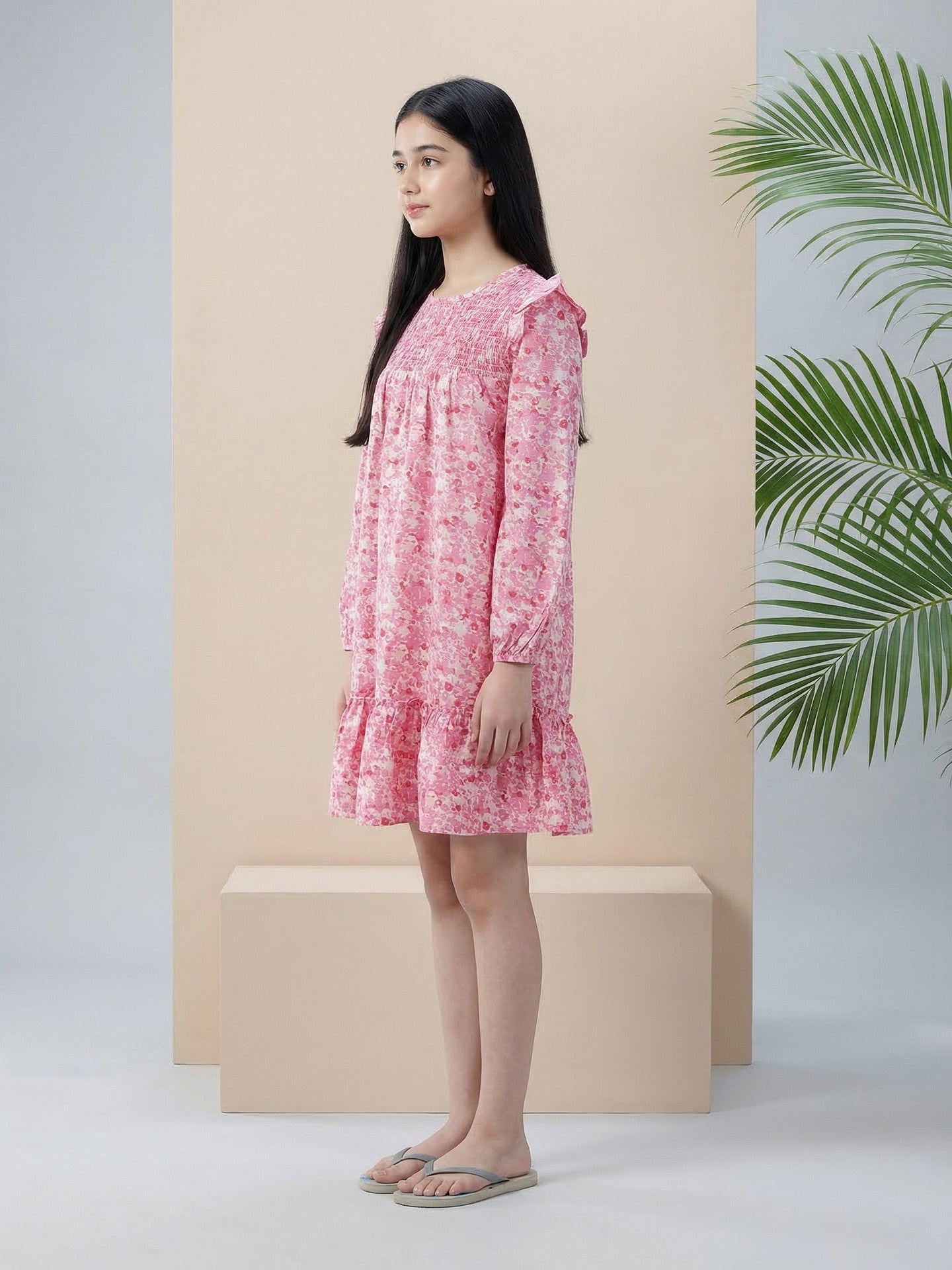 Lil Tomatoes Girls Cotton Woven Dress