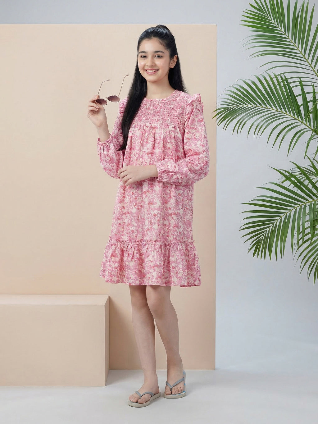 Lil Tomatoes Girls Cotton Woven Dress