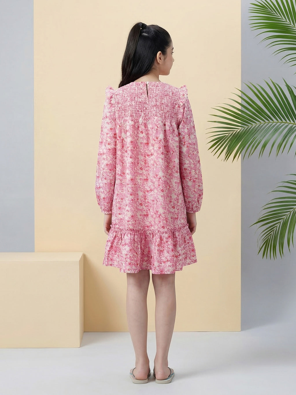 Lil Tomatoes Girls Cotton Woven Dress