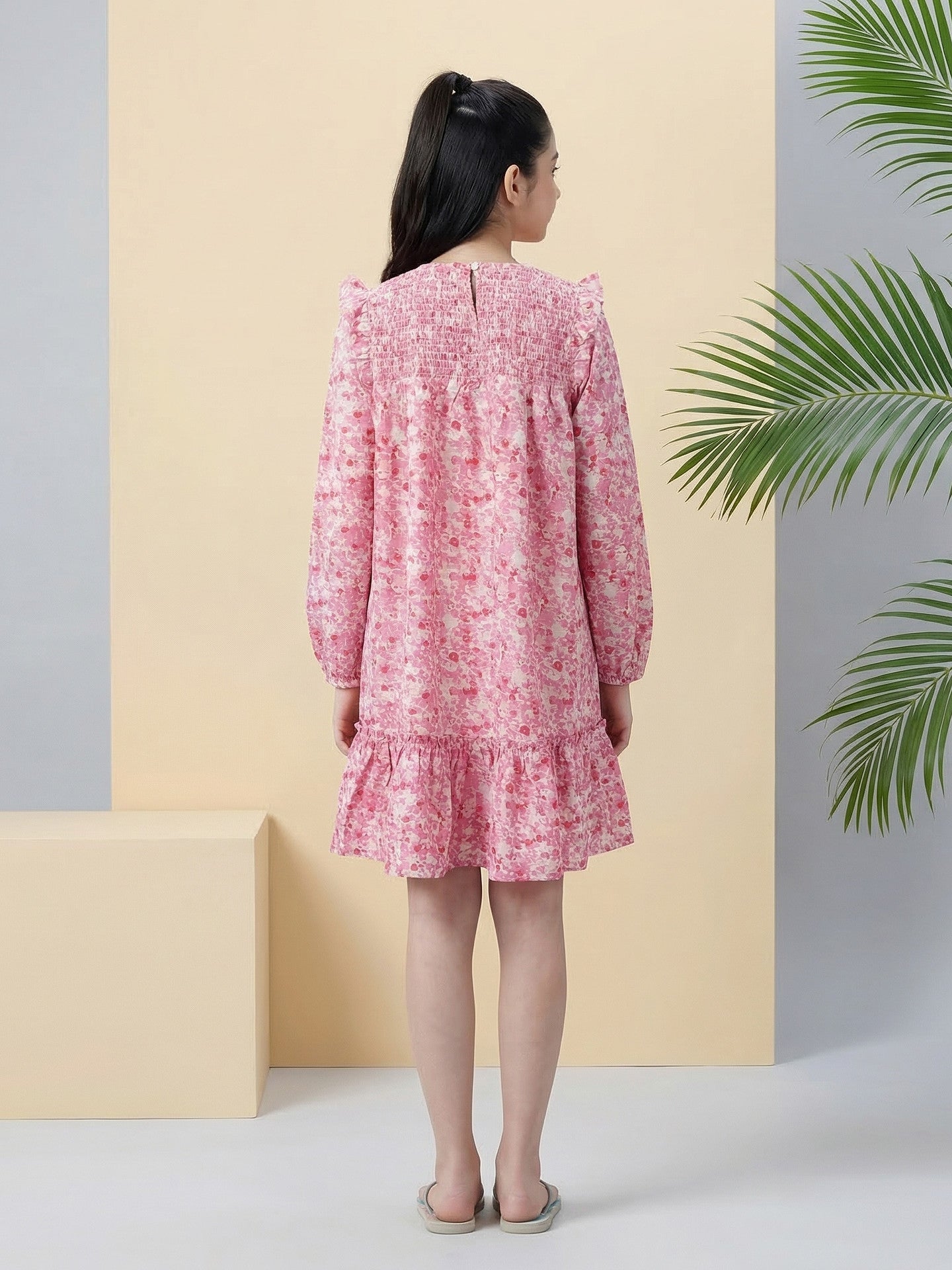 Lil Tomatoes Girls Cotton Woven Dress