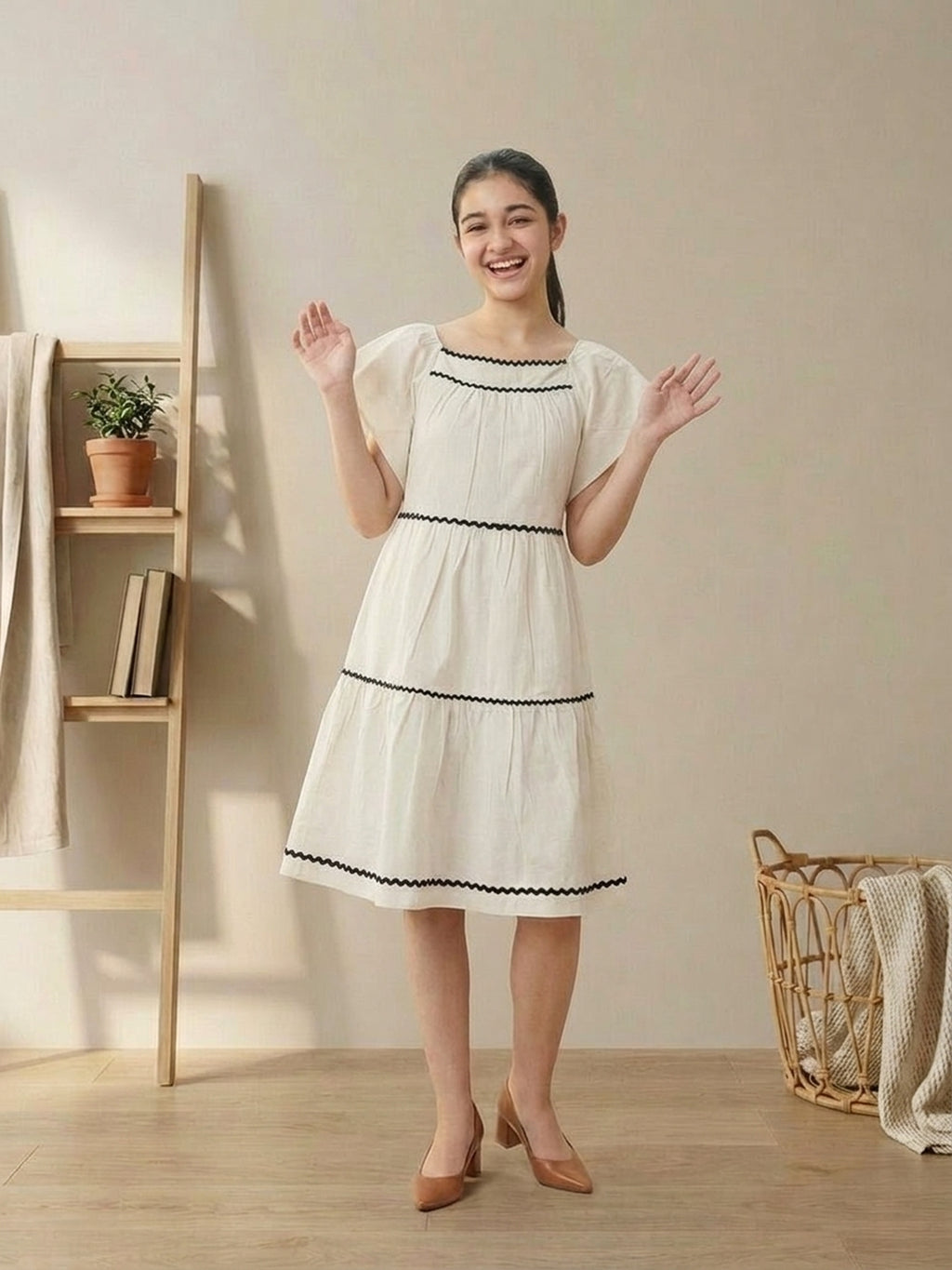 Lil Tomatoes Girls Cotton Dress