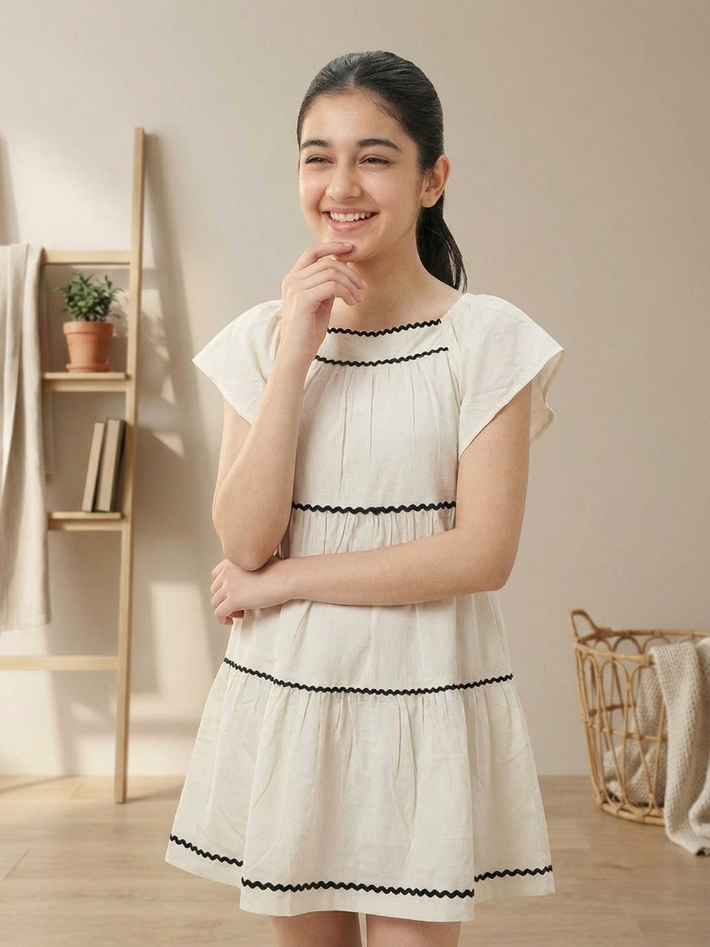Lil Tomatoes Girls Cotton Dress