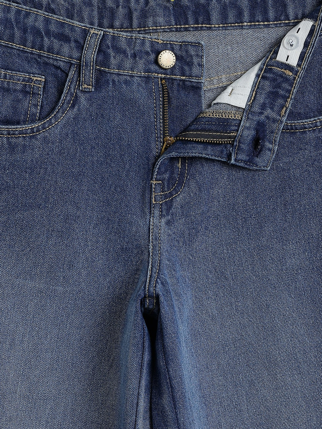 Lil Tomatoes Girls Wide Leg Denim Jeans