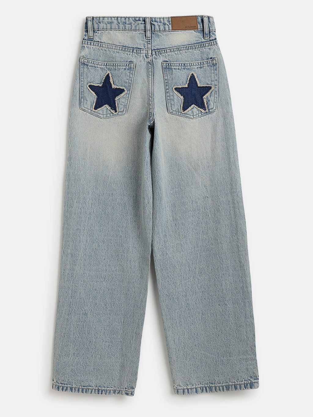 Lil Tomatoes Girls Wide Leg Denim Jeans