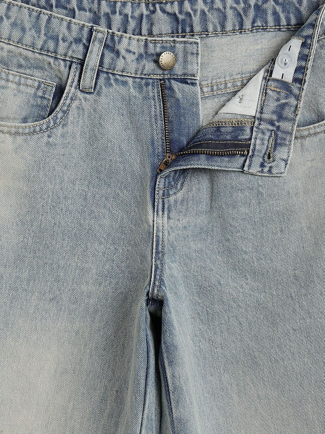 Lil Tomatoes Girls Wide Leg Denim Jeans