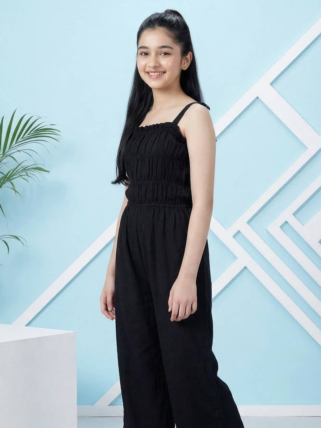 Lil Tomatoes Girls Cotton Jumpsuits