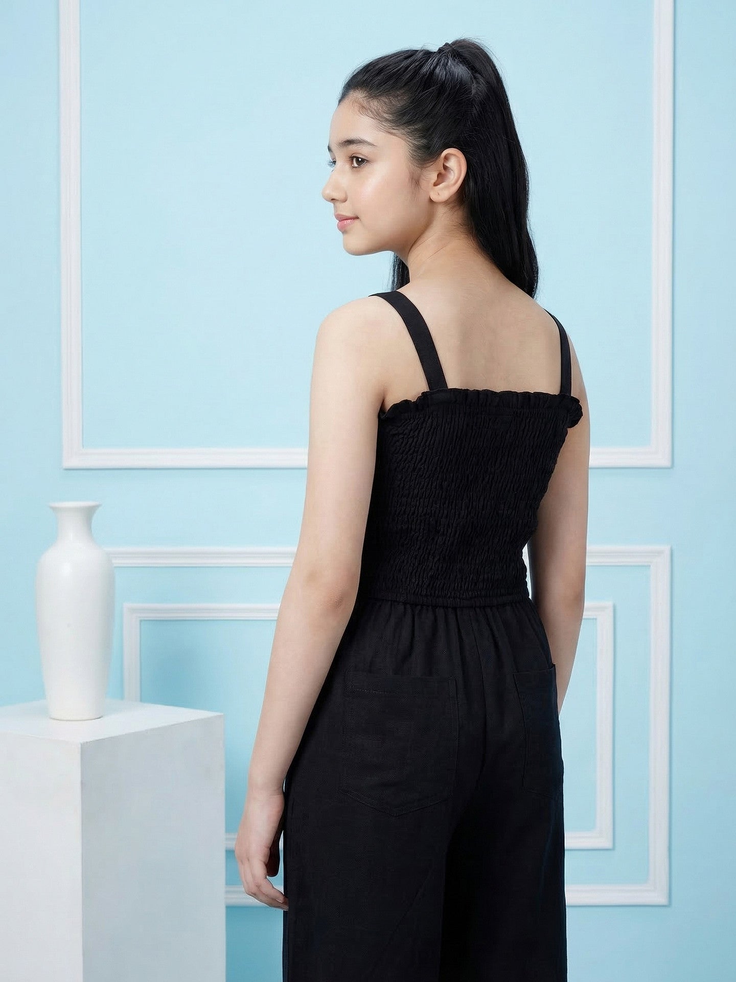 Lil Tomatoes Girls Cotton Jumpsuits