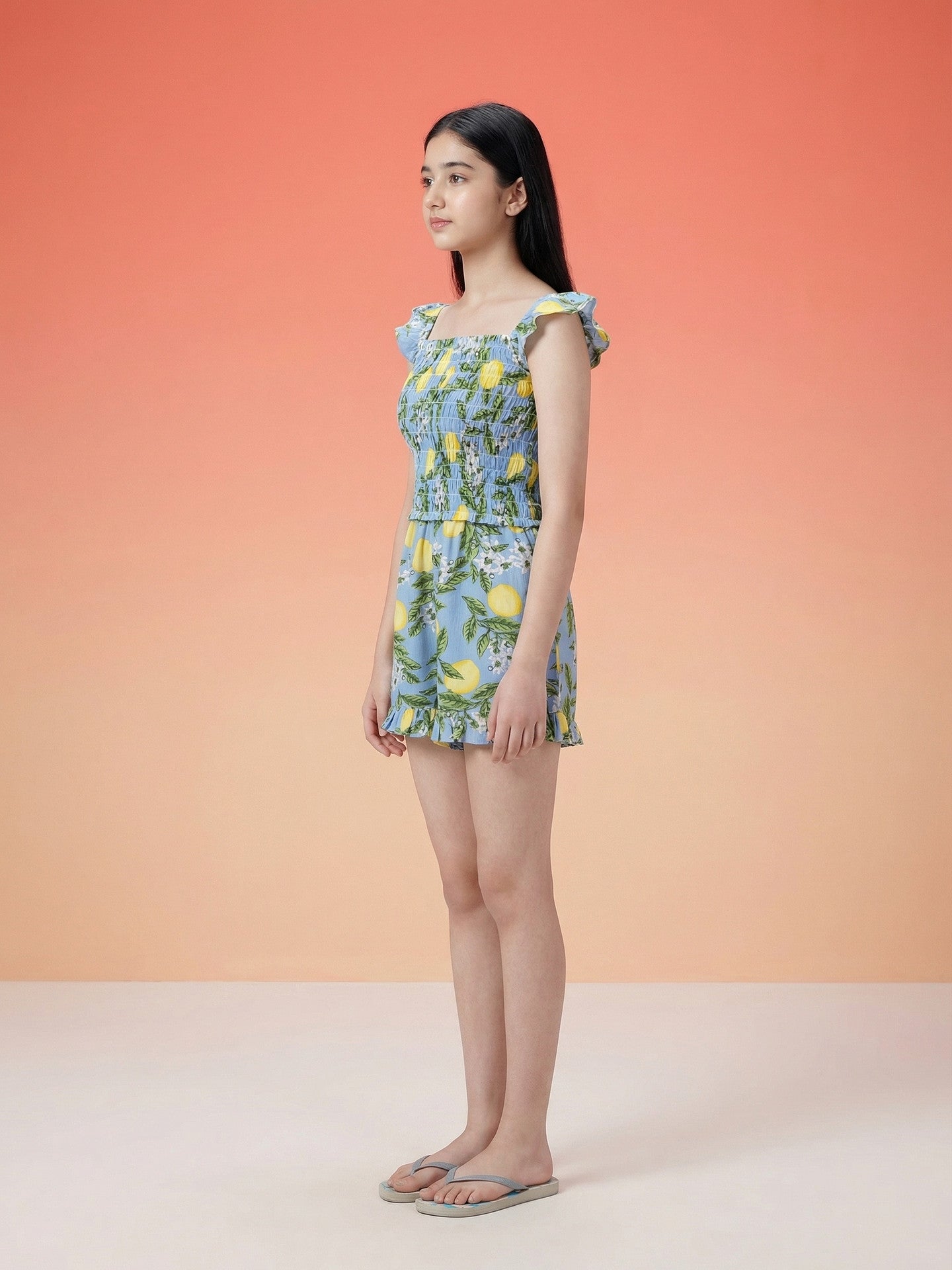 Lil Tomatoes Girls Cotton Playsuits