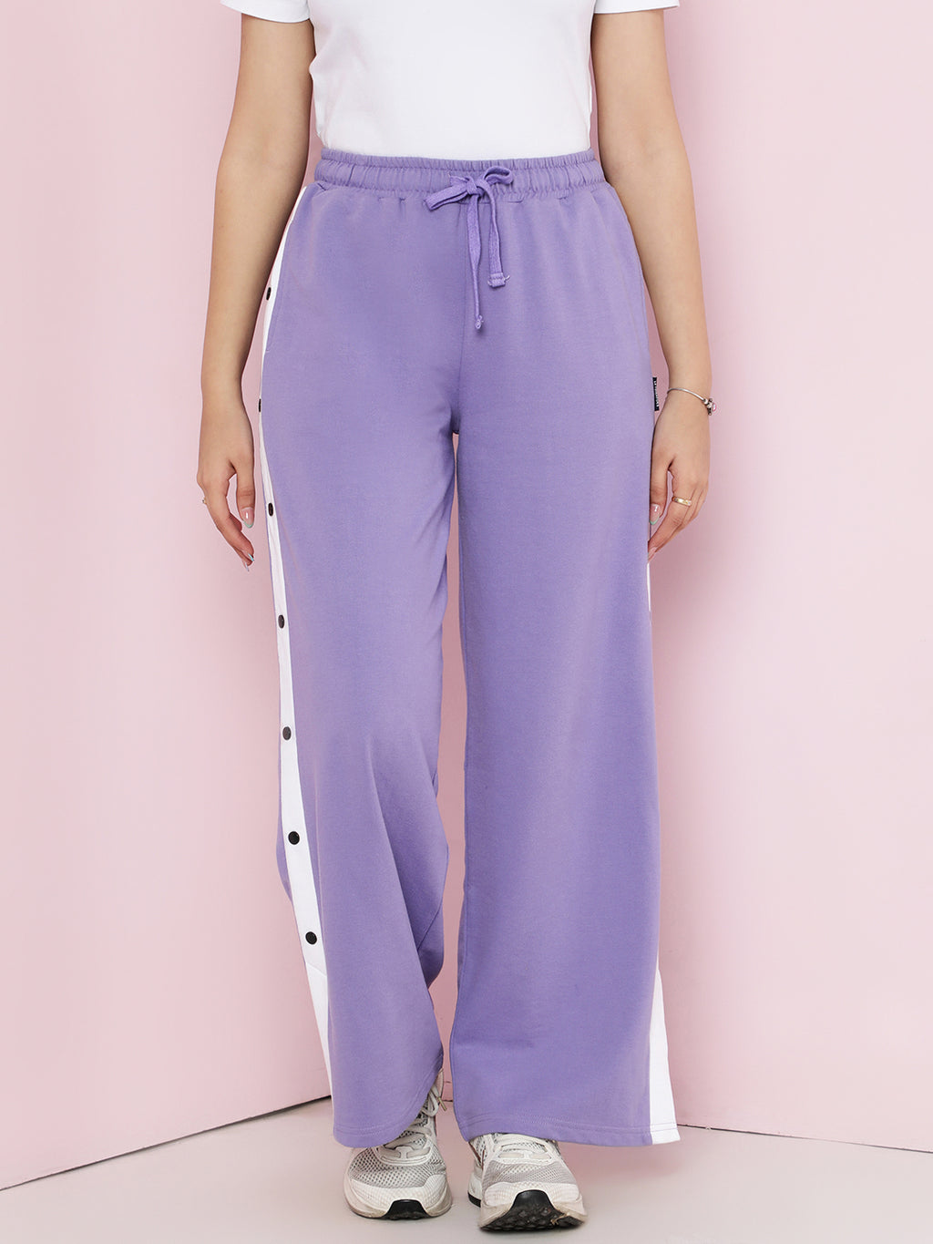 Tomatoes Girls Cotton Looper Trackpant- LAVENDER