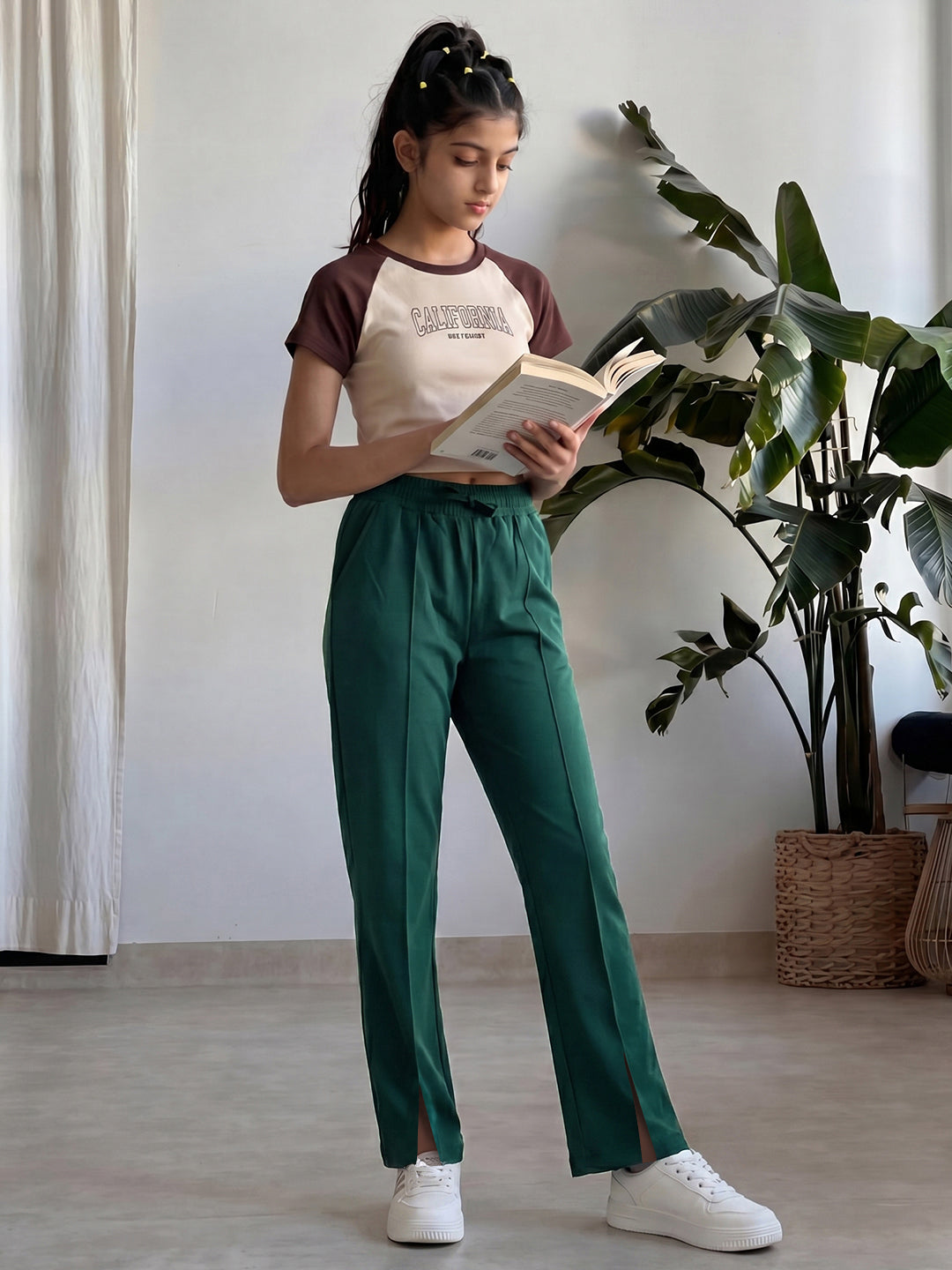 Lil Tomatoes Girls Cotton Looper Trackpant