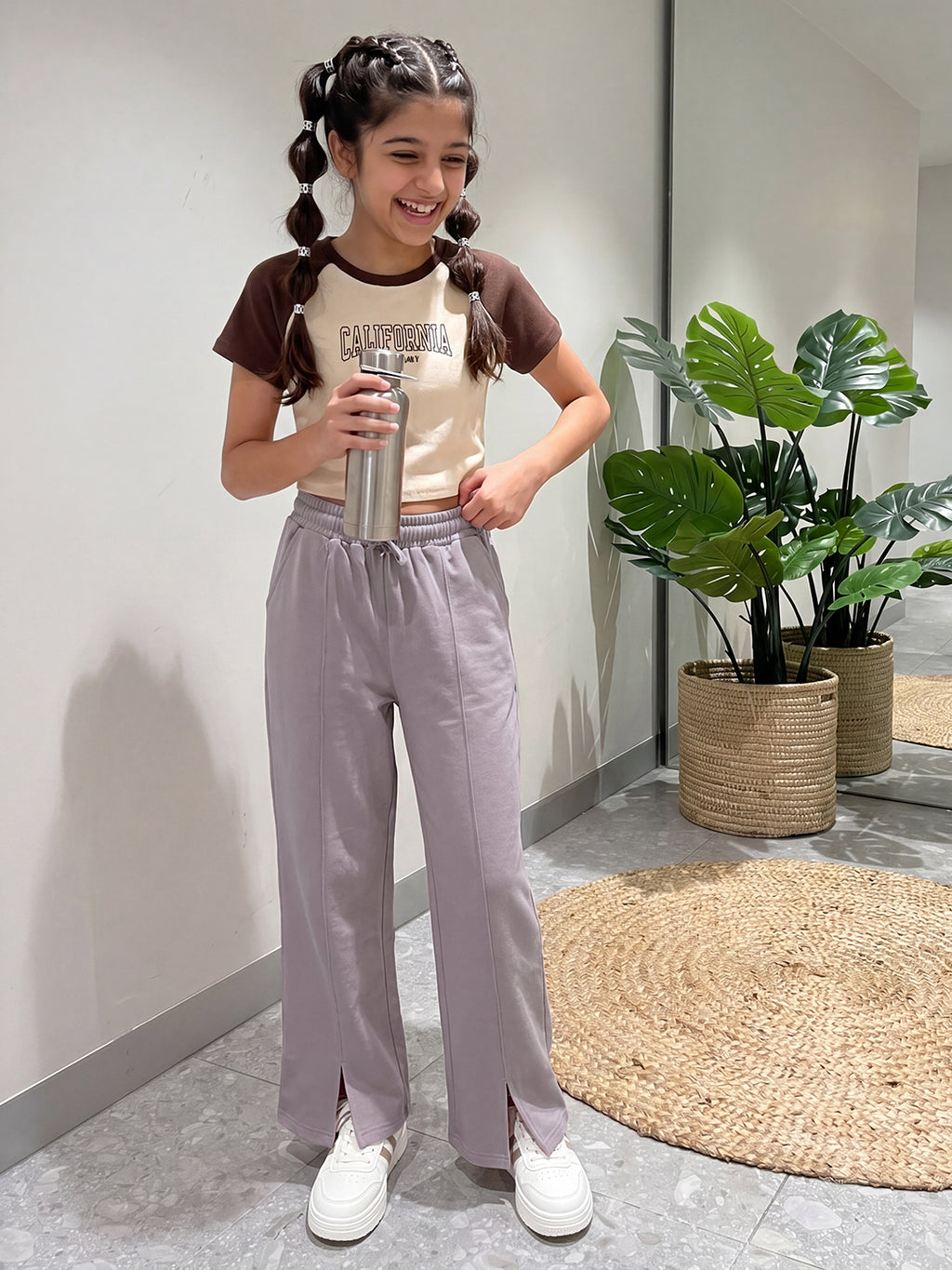Lil Tomatoes Girls Cotton Looper Trackpant