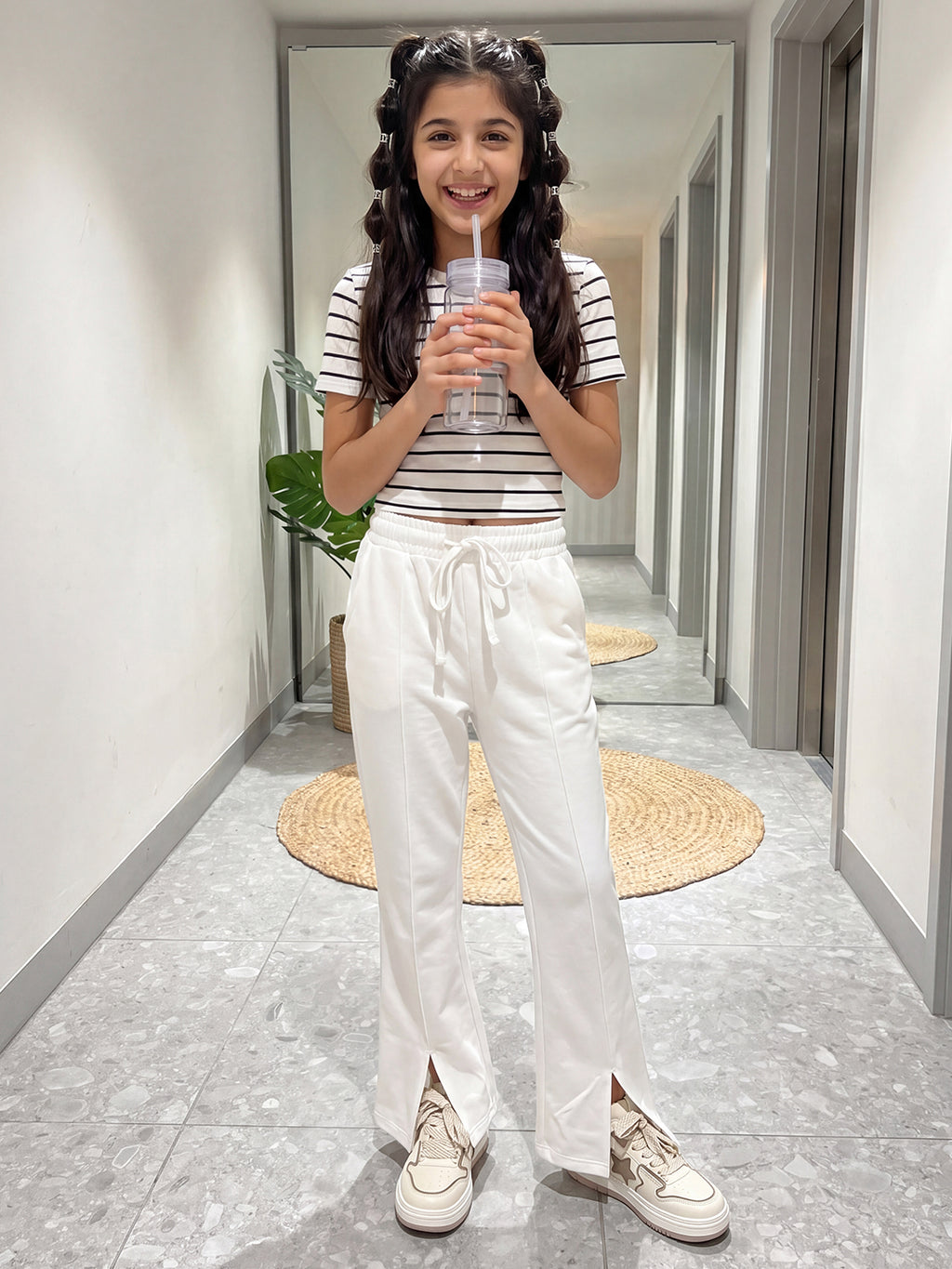 Lil Tomatoes Girls Cotton Looper Trackpant