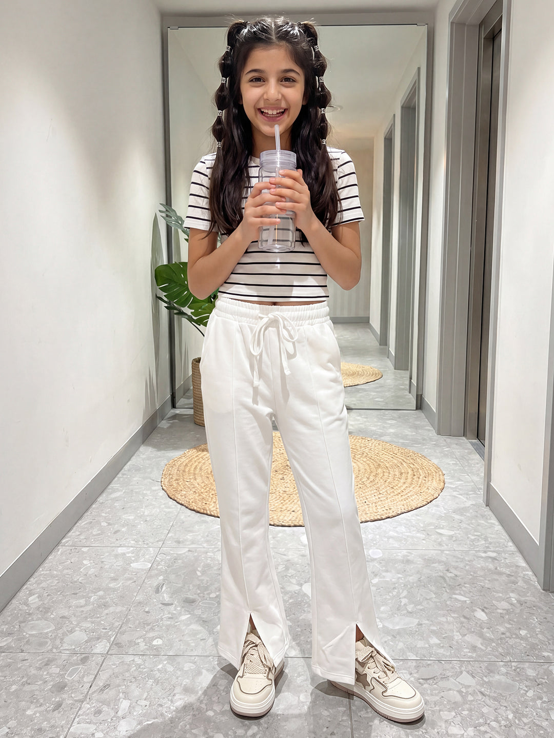 Lil Tomatoes Girls Cotton Looper Trackpant