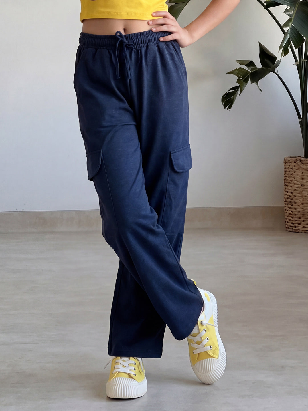 Lil Tomatoes Girls Cotton Looper Trackpant