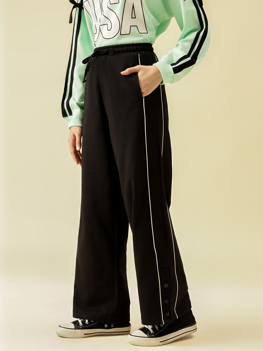 Lil Tomatoes Girls Cotton Looper Trackpant
