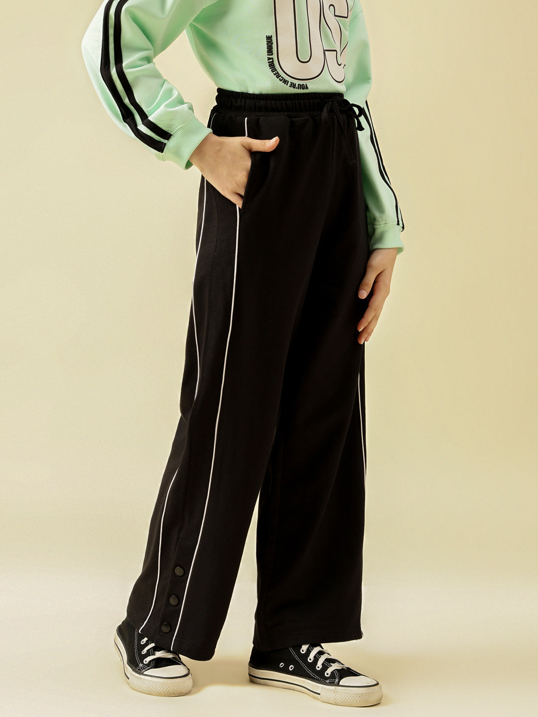 Lil Tomatoes Girls Cotton Looper Trackpant