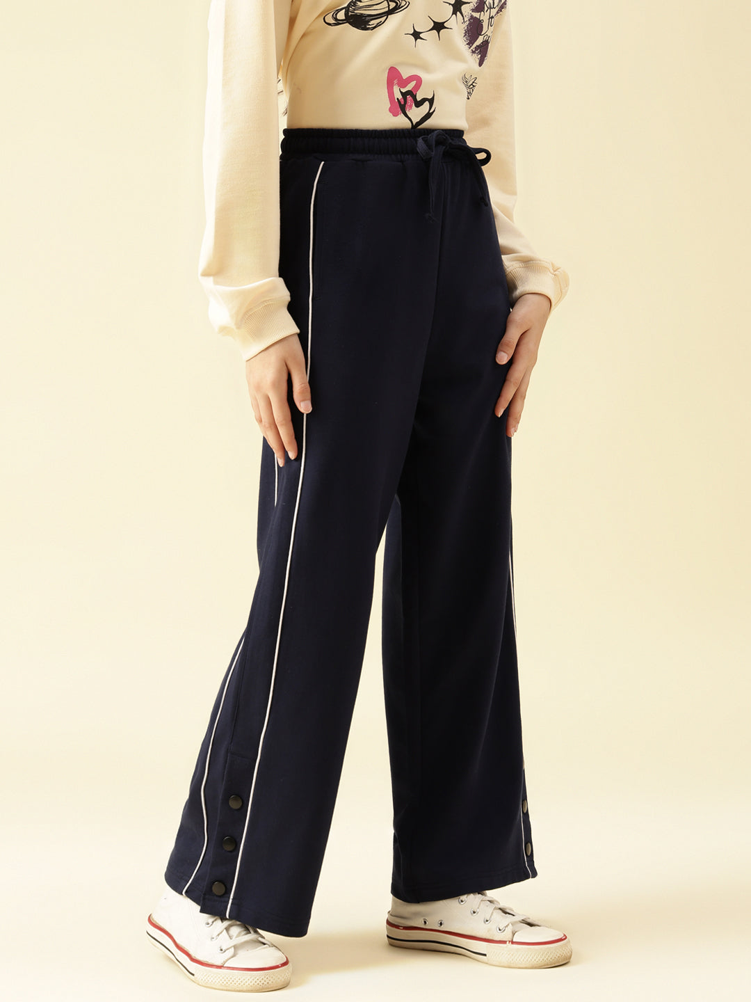 Lil Tomatoes Girls Cotton Looper Trackpant