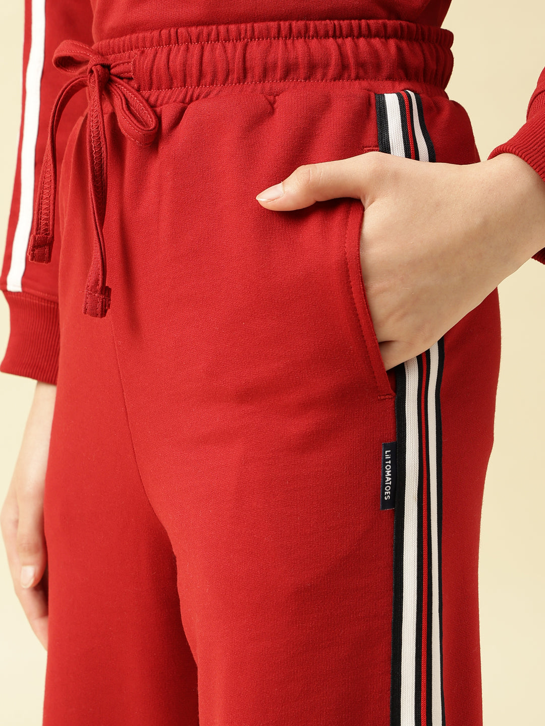 Lil Tomatoes Girls Cotton Looper Trackpant