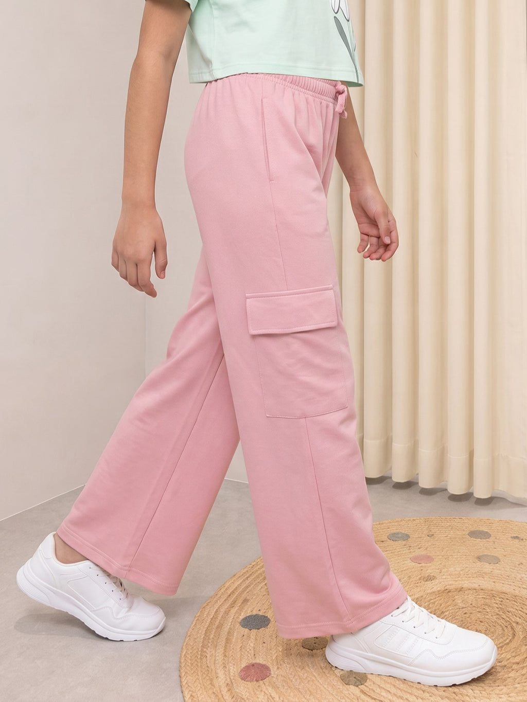 Lil Tomatoes Girls Cotton Looper Trackpant