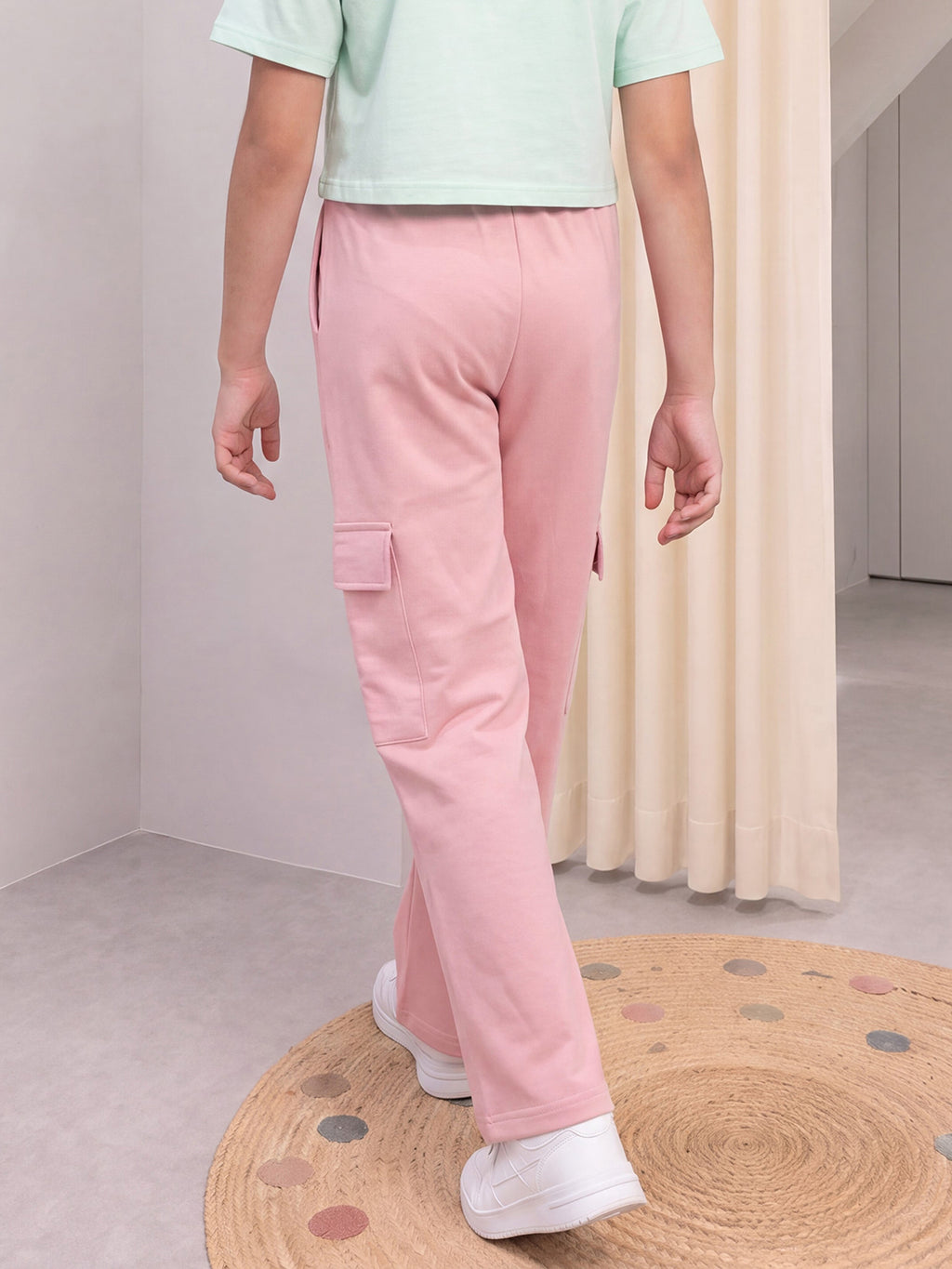 Lil Tomatoes Girls Cotton Looper Trackpant